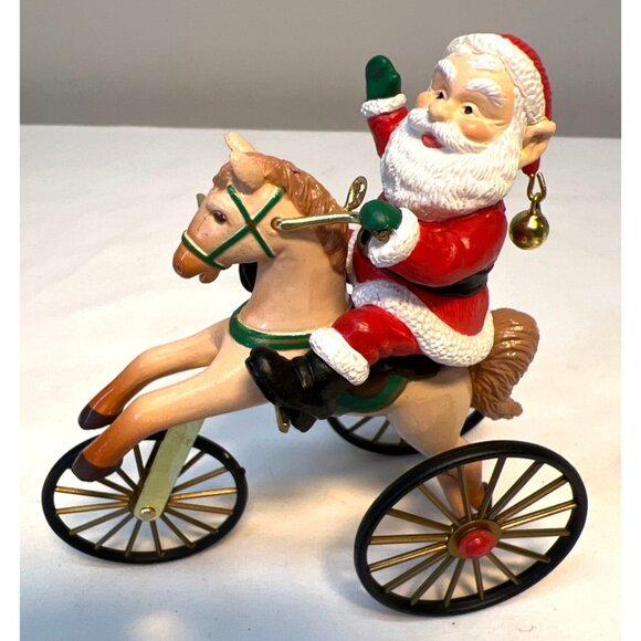 Hallmark The Wonderful Santacycle Handcrafted Ornament Special Edition - Picture 1 of 4